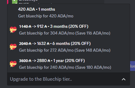 The /upgrade command - reduced pricing