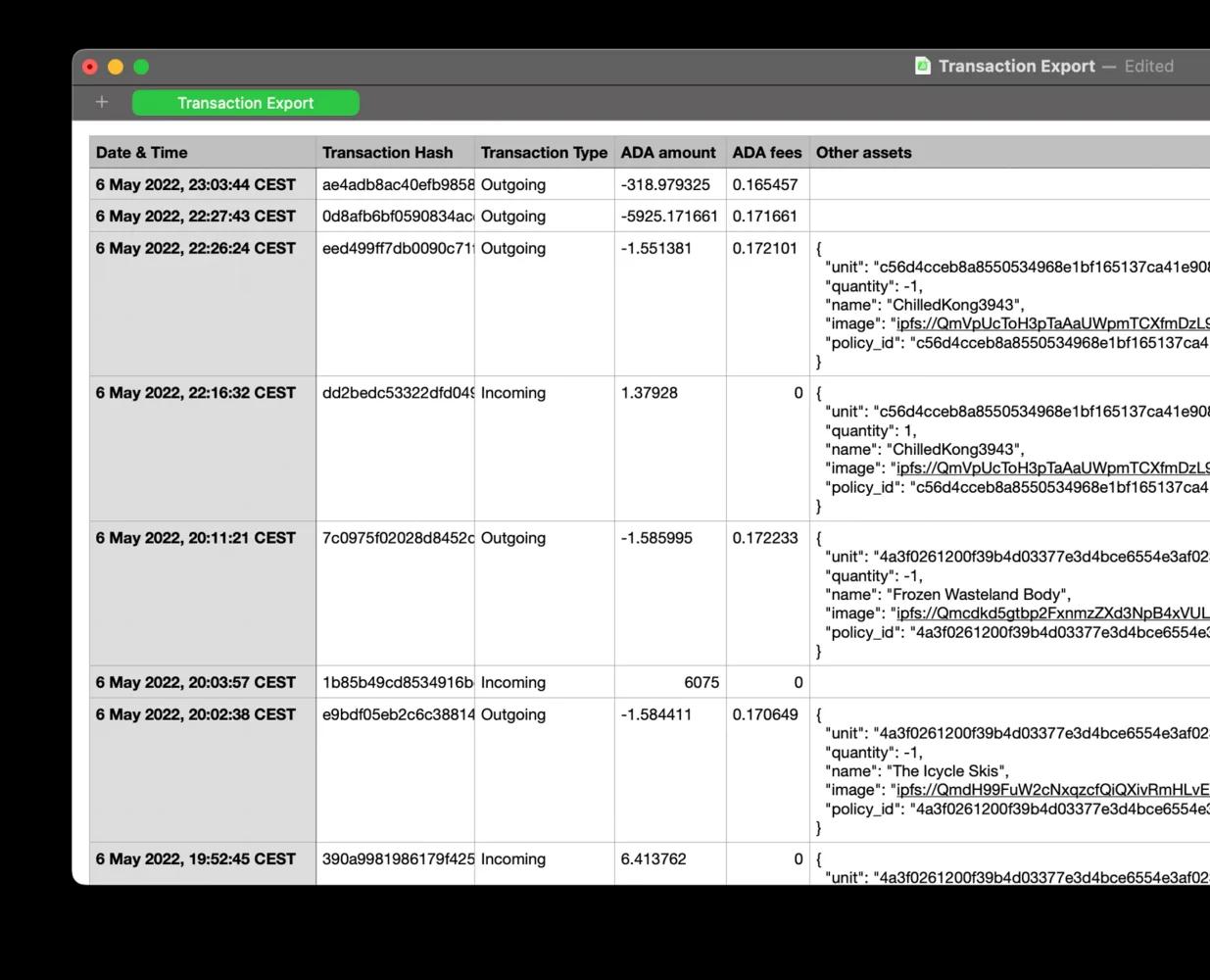 How to use the Cardano Wallet Exporter